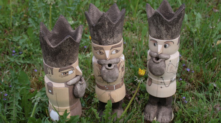 blank-barfu-k-nig-i-rauchfigur-holz-limitiert-unikat image 3