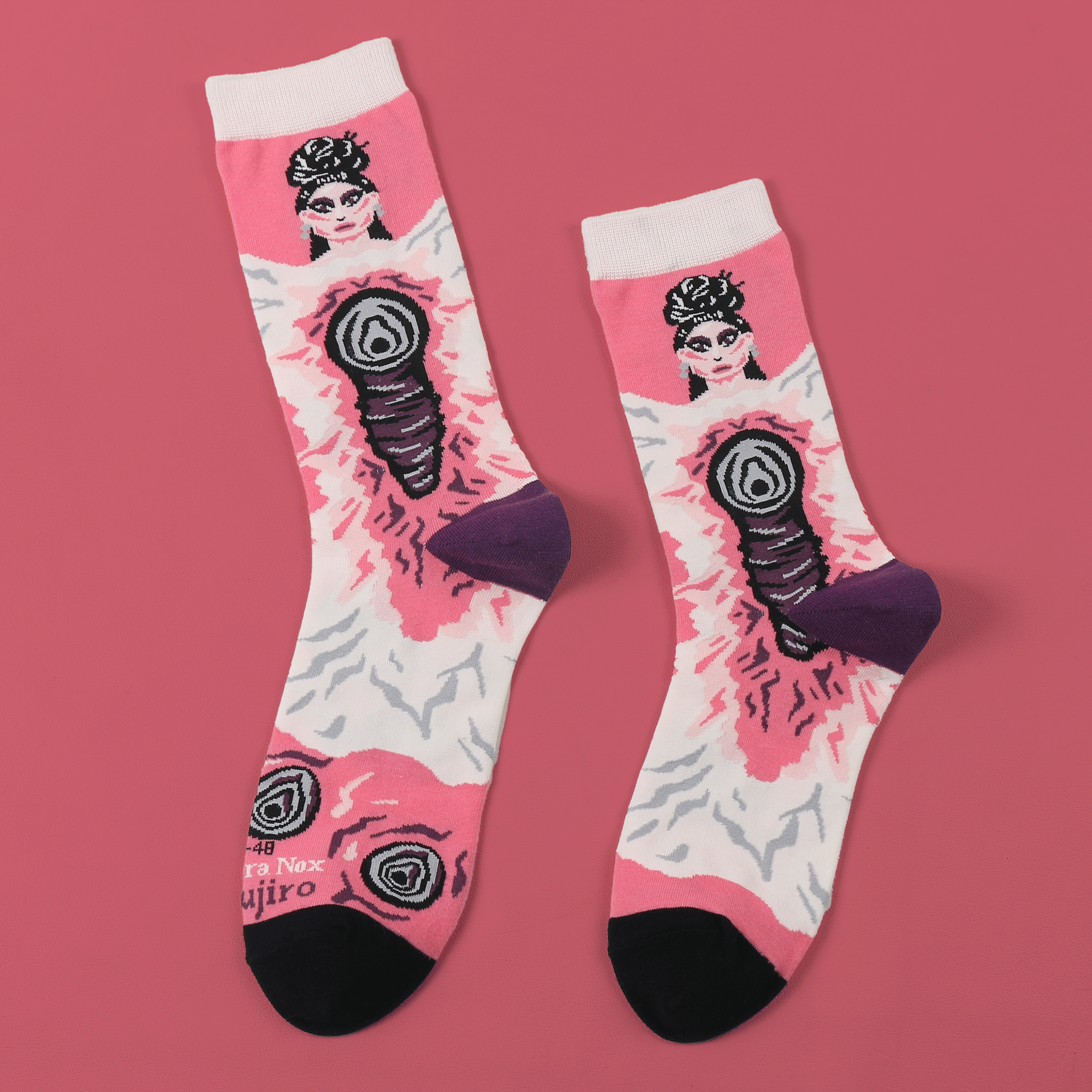 kabujiro-drag-queen-art-socken-set-2-paar-baumwolle image 2