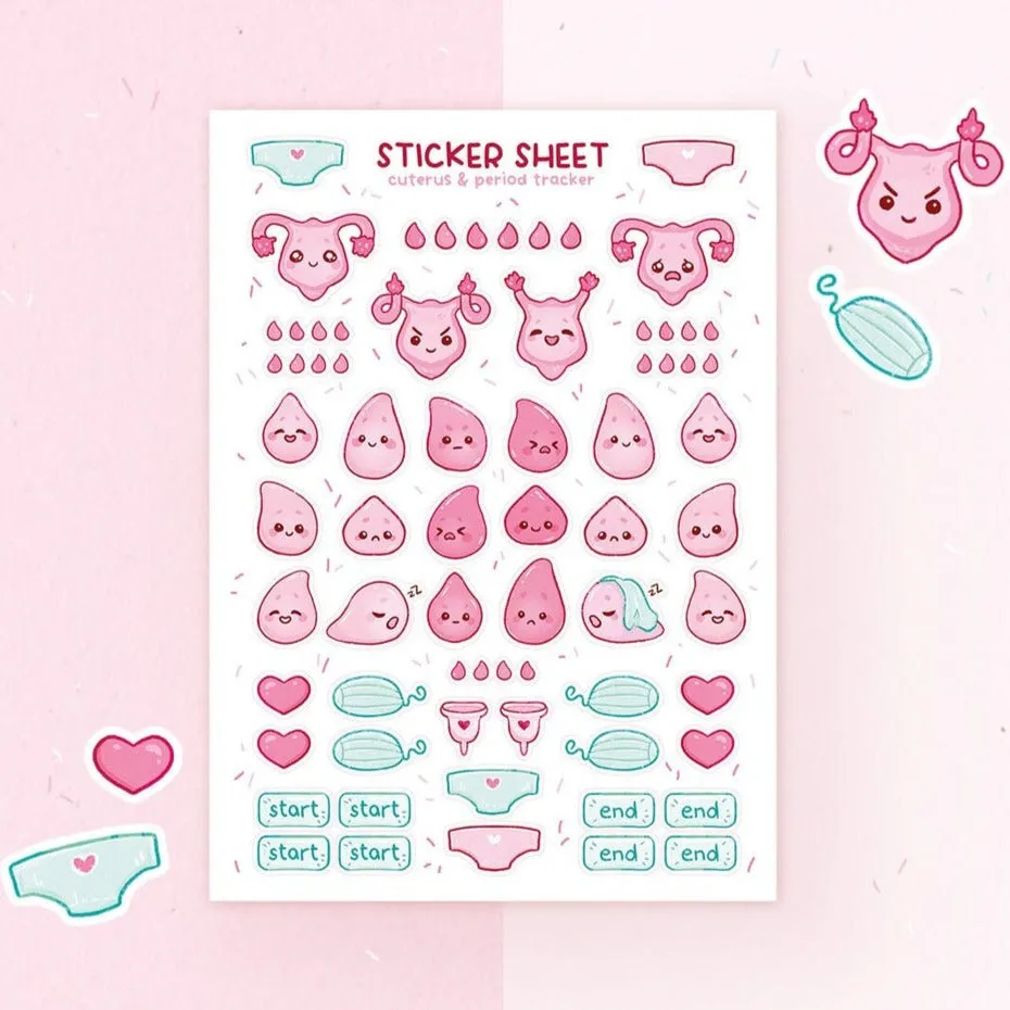miamouz-cuterus-period-tracker-stickerbogen-a6-matt image 1