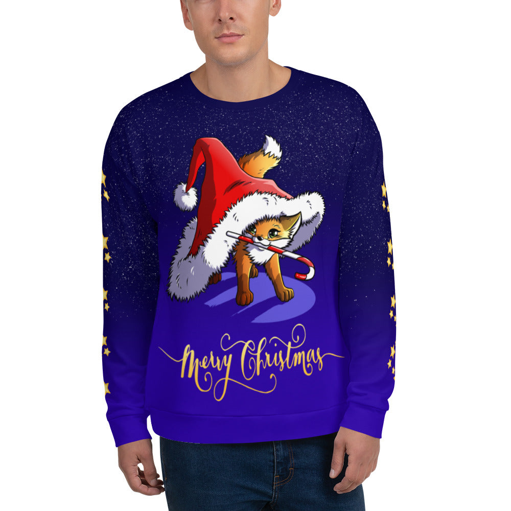 howling-riot-merry-christmas-fox-sweatshirt-gr-m image 4