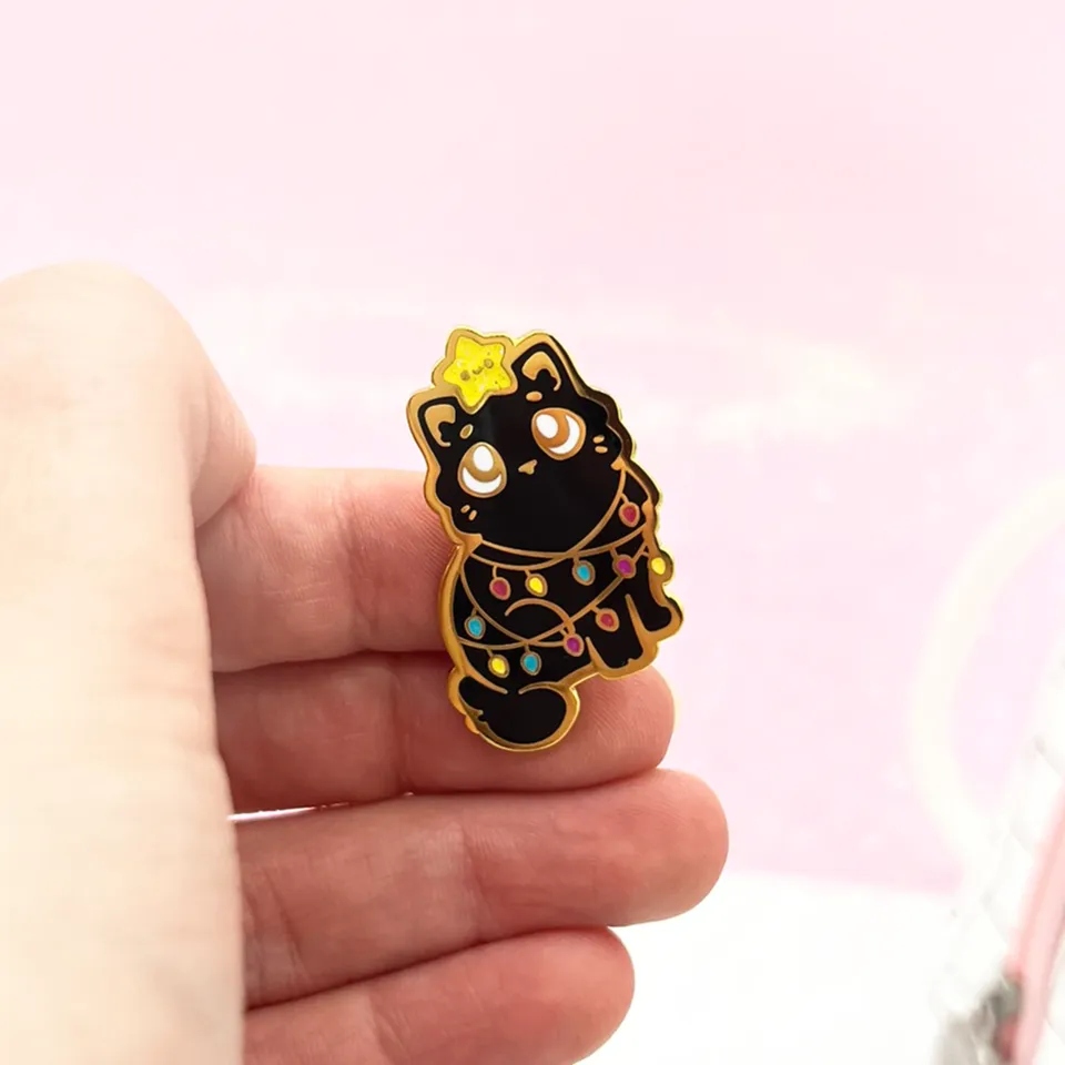 miamouz-christmas-tree-cat-emaille-pin-katzen-anstecker-normal-quality image 1