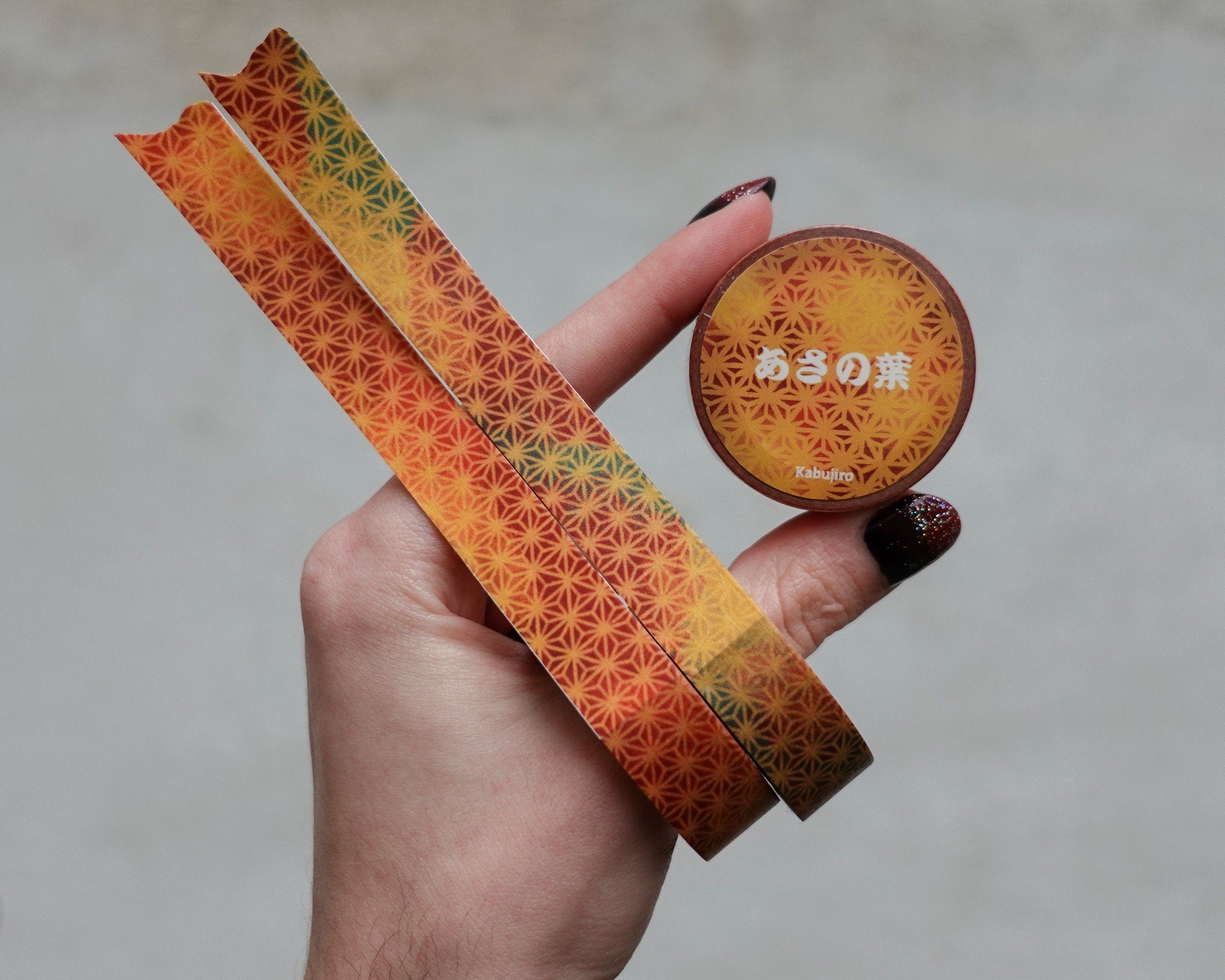 kabujiro-washi-tapes-asanoha-washi-tape-set-15mm-x-10m image 2