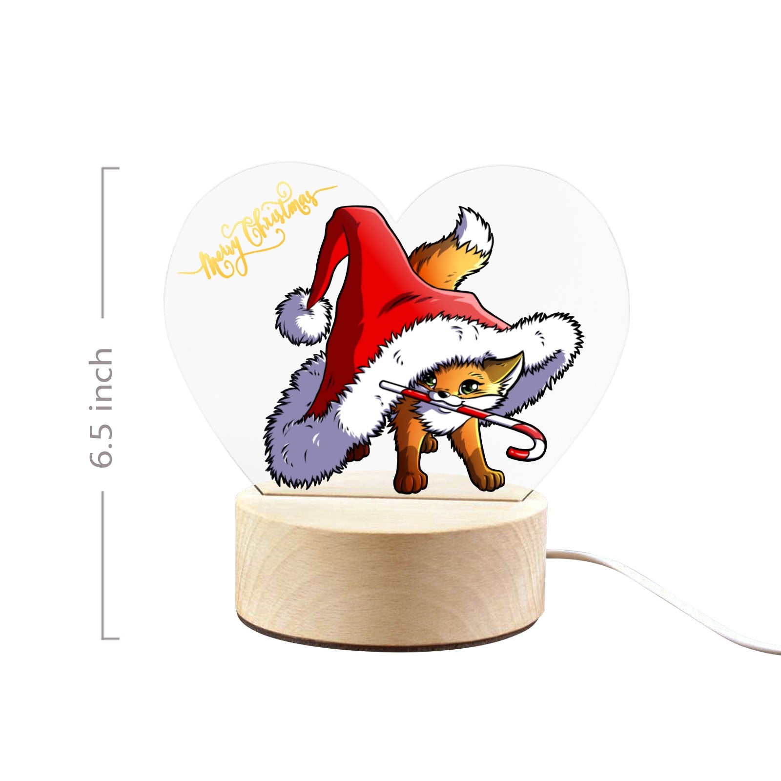 howling-riot-merry-christmas-fox-herz-lampe-acryl image 2