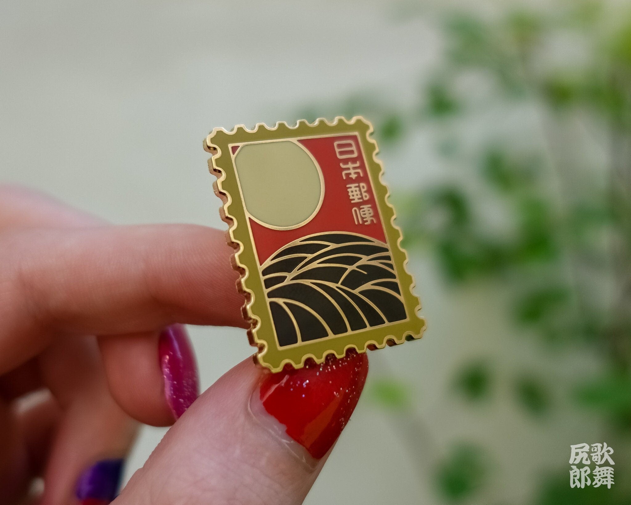 kabujiro-hanafuda-stamps-vol-1-emaille-pin-blind-bag image 5