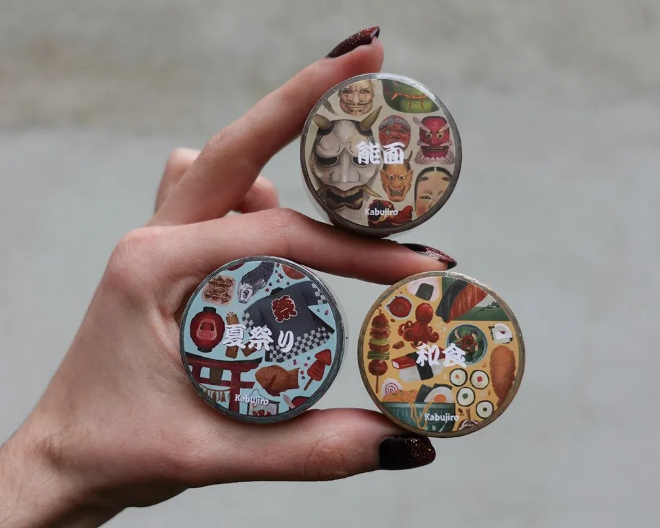 kabujiro-washi-tapes-japanese-food-festival-masks-klebeband-3er-set image 1