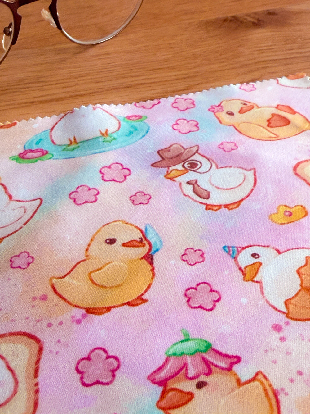 miamouz-microfiber-cloth-adventure-ducks-brillentuch-15x18-enten image 2