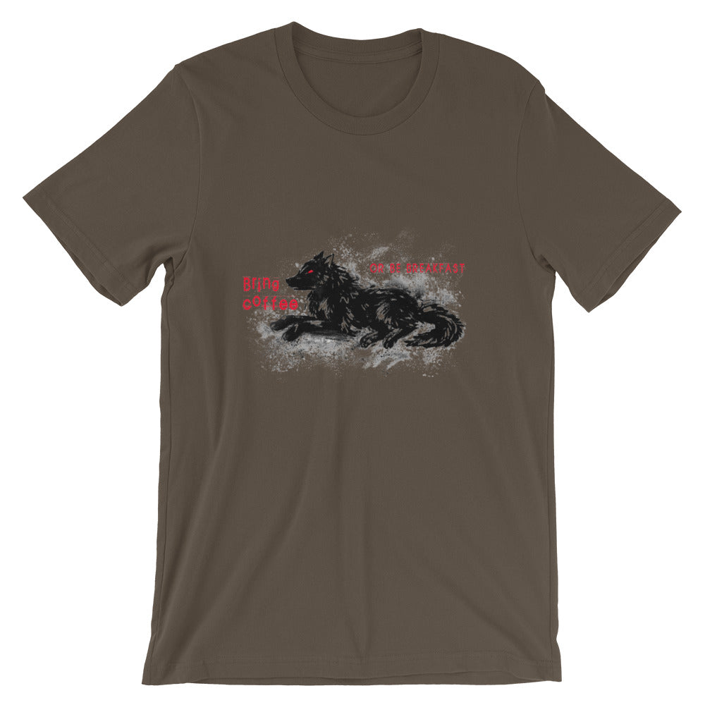 howling-riot-bring-coffee-or-be-breakfast-t-shirt-schwarz image 4