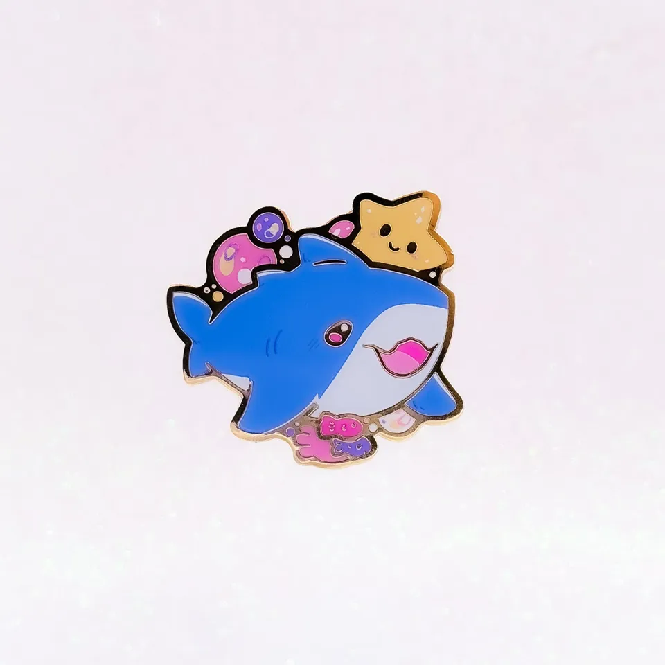 miamouz-shark-adventures-emaille-pin-hai-normal-quality image 1