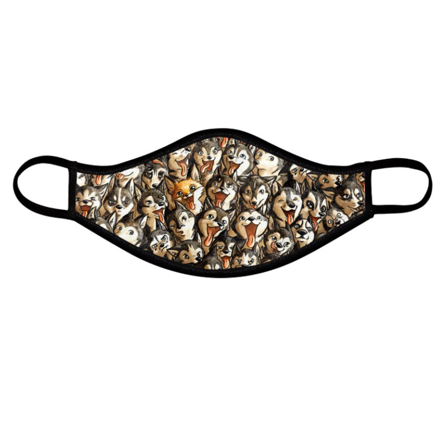howling-riot-find-fox-amongst-huskies-facemask-gr-m-stoff image 4