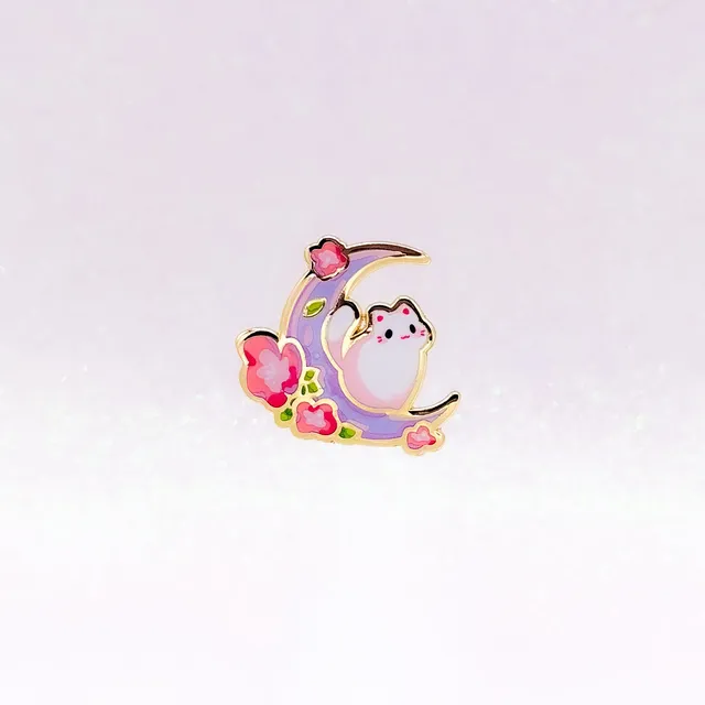 miamouz-sakura-moon-kitty-emaille-pin-katze image 1