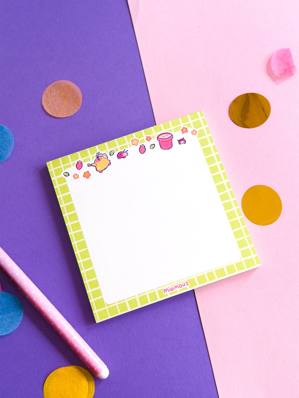 miamouz-notepads-marienk-fer-notizblock-10x10cm-50-blatt image 1