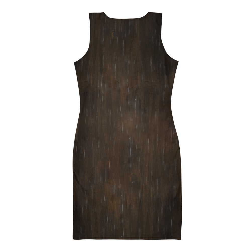howling-riot-thunder-bodycon-kleid-bedruckt-stretch image 2