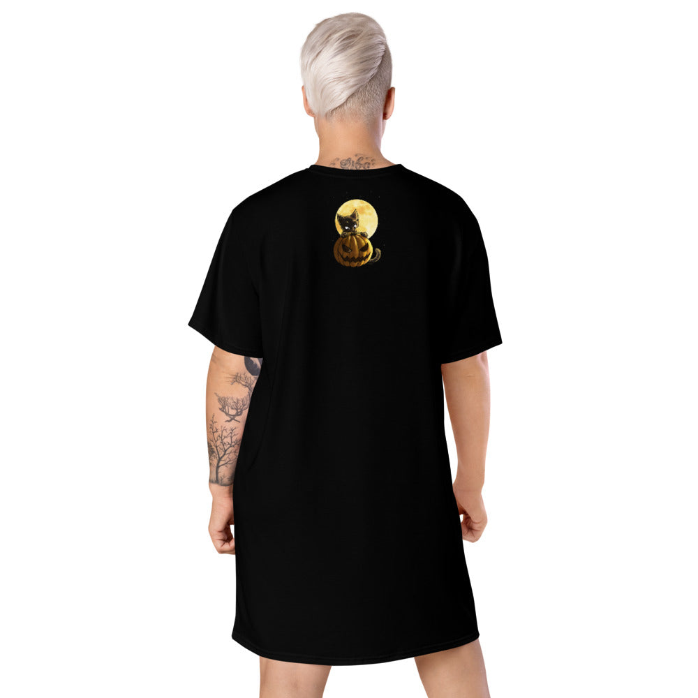 howling-riot-halloween-pumpin-cat-t-shirt-extra-lang image 5