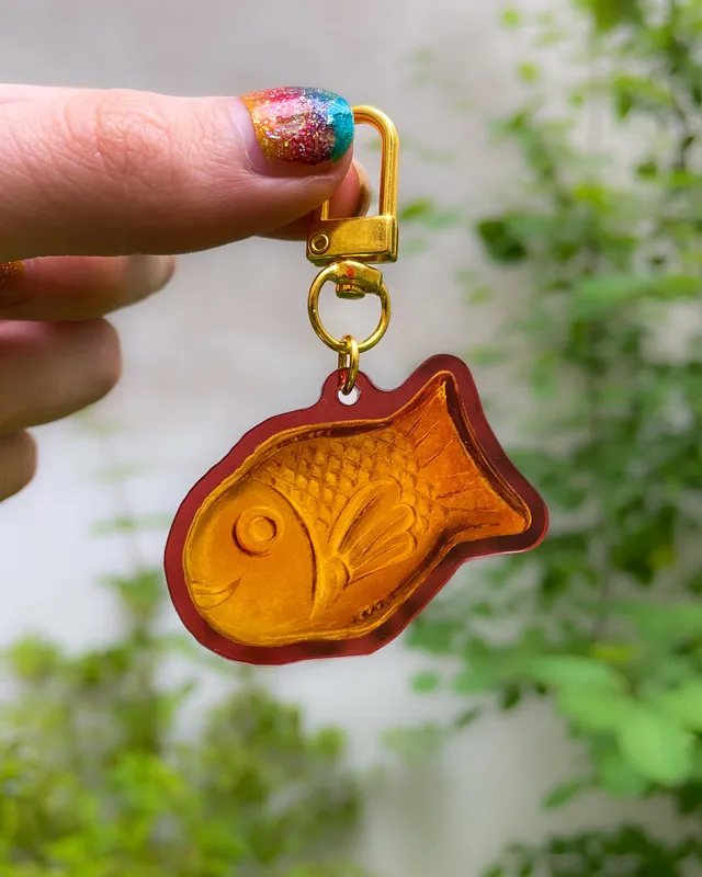 kabujiro-charms-taiyaki-acryl-charm-anh-nger-5-cm-japan image 1