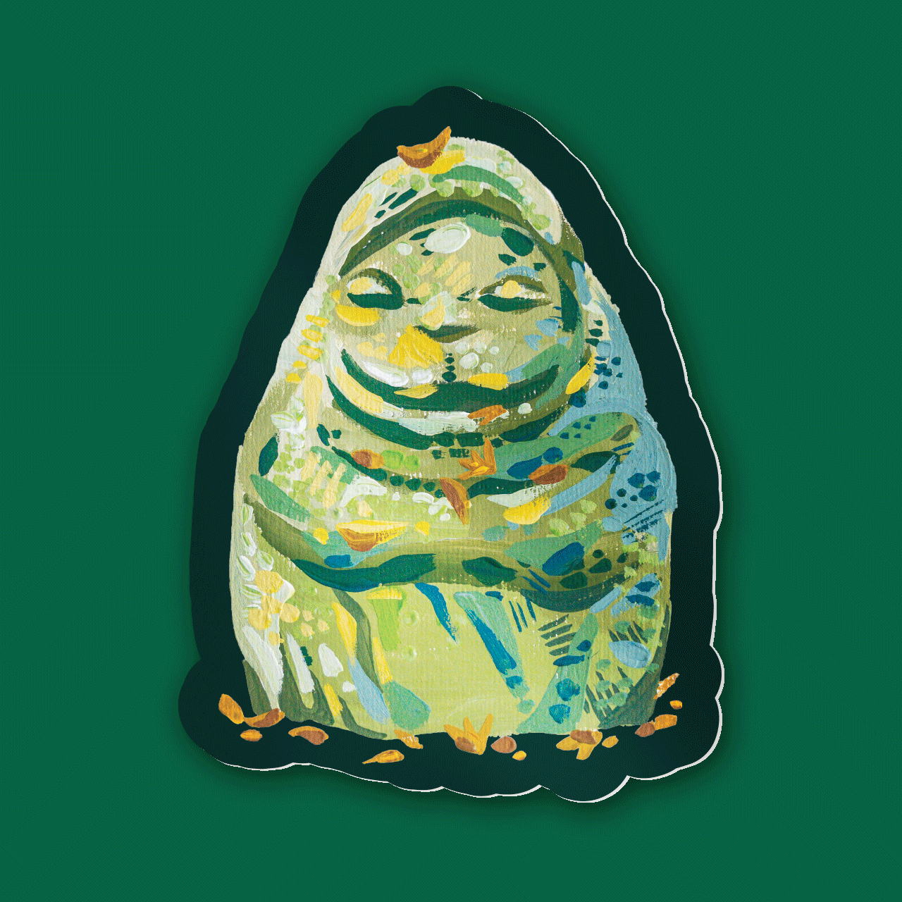 kabujiro-d-sojin-statue-vinyl-sticker-82x62mm image 1