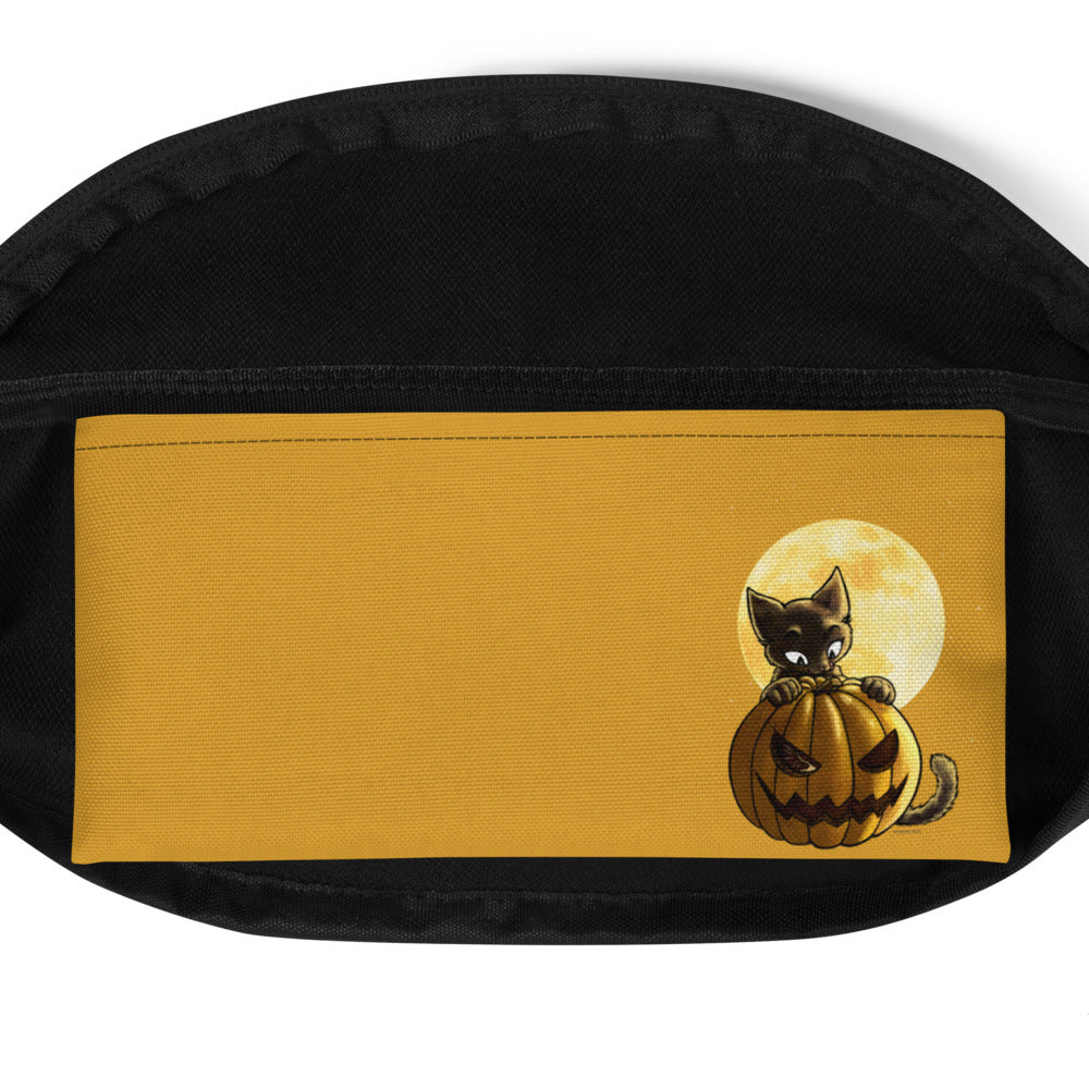 howling-riot-halloween-pumpkin-cat-bauchtasche-s-m-wasserabweisend image 6