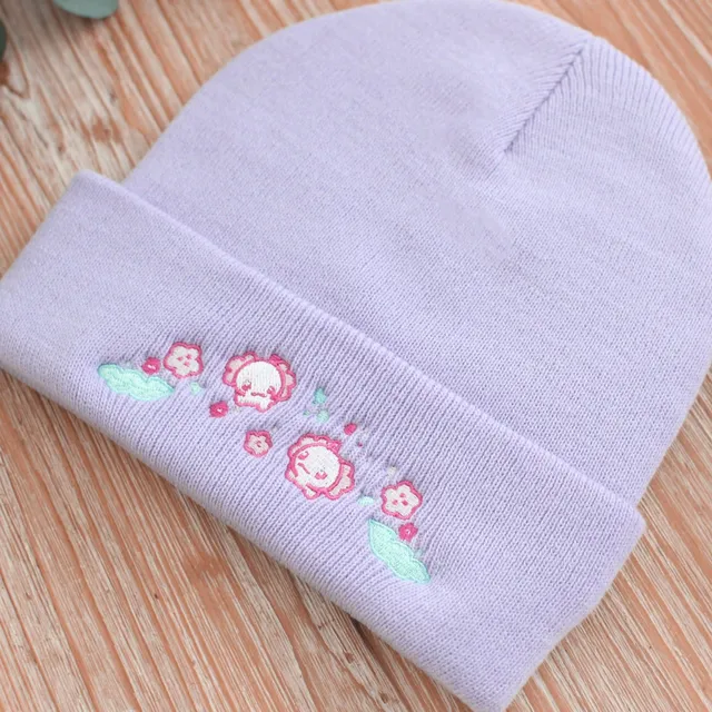 miamouz-beanies-axolotl-winter-beanie-m-tze-lavendel-stick image 1