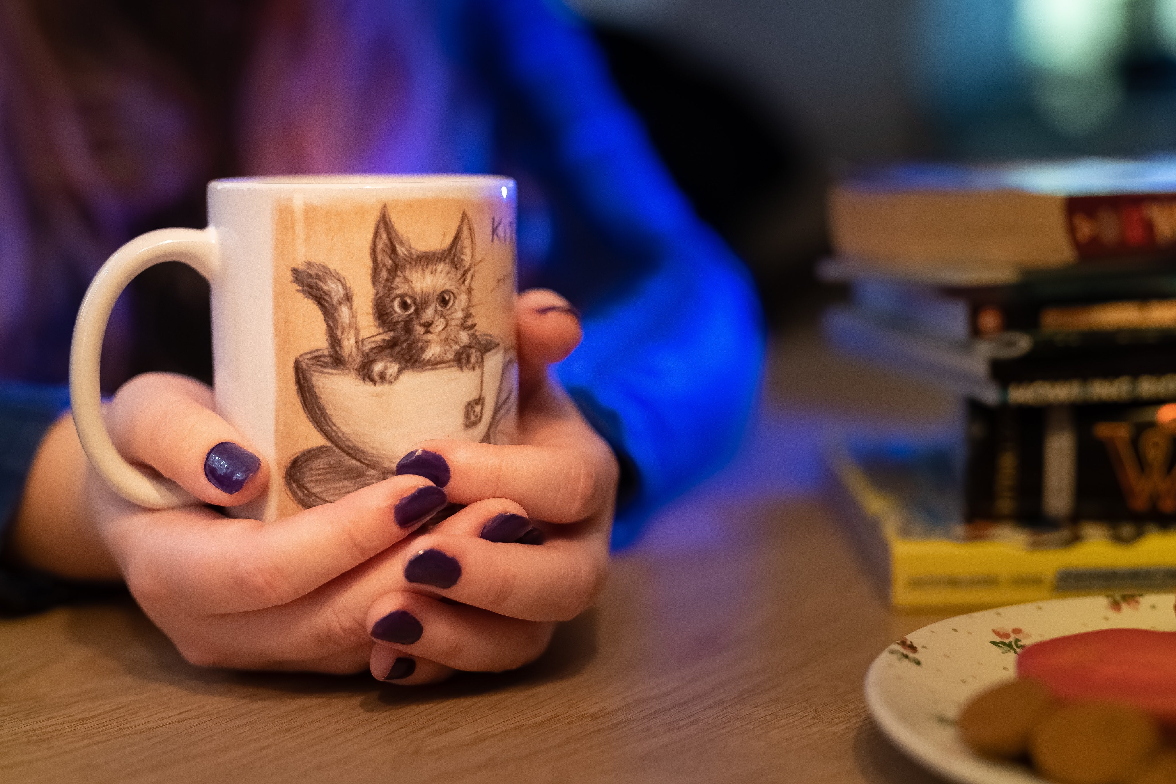 howling-riot-kit-tea-cat-tasse-11oz-keramik-wei-sp-lmaschinenfest image 2