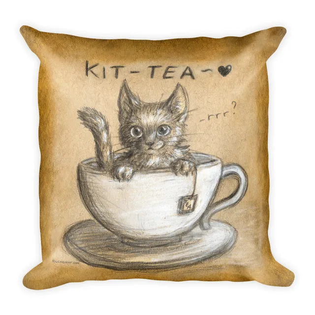 howling-riot-kit-tea-kissen-katzenmotiv-mit-f-llung image 1