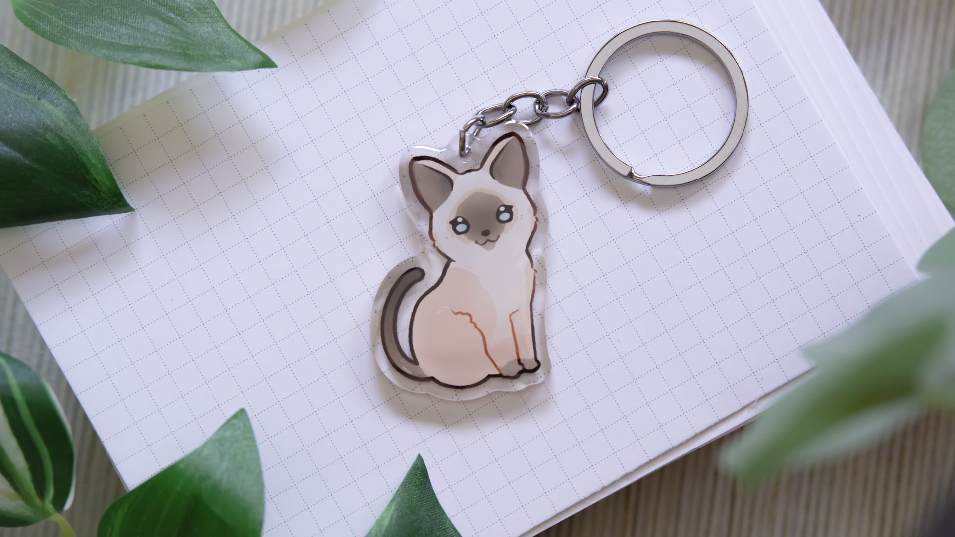 miamouz-keychains-bengal-abyssinian-katze-anh-nger-acryl-5-cm image 5