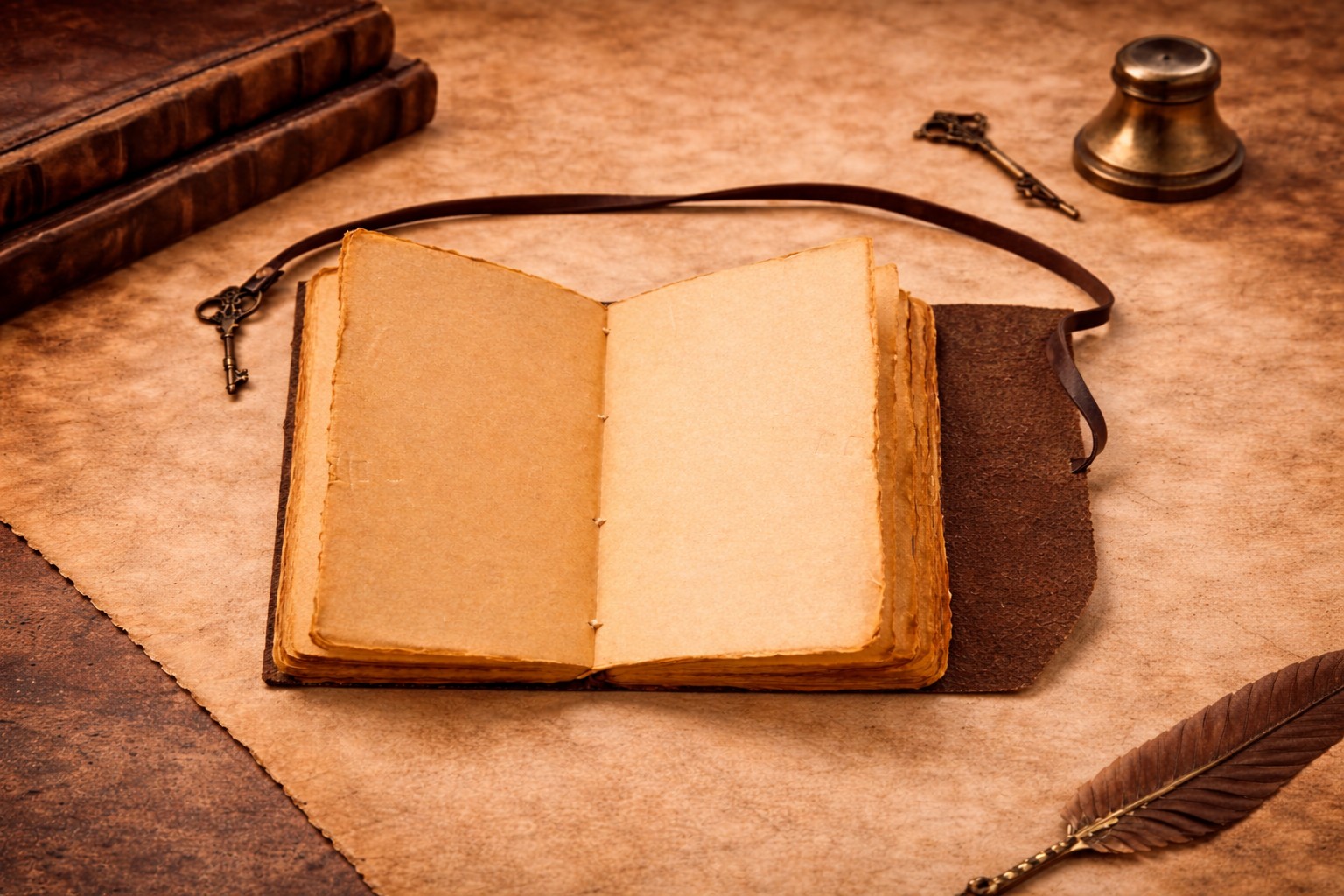 florenz-lederkunst-chiave-lederbuch-gr-n-meliert-13x18 image 2