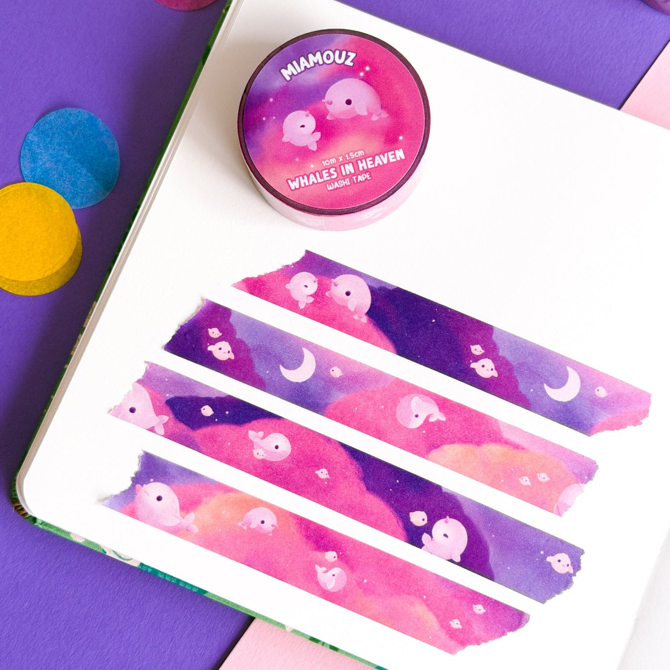 miamouz-whales-in-heaven-washi-tape-wal-10m-x-15mm image 1