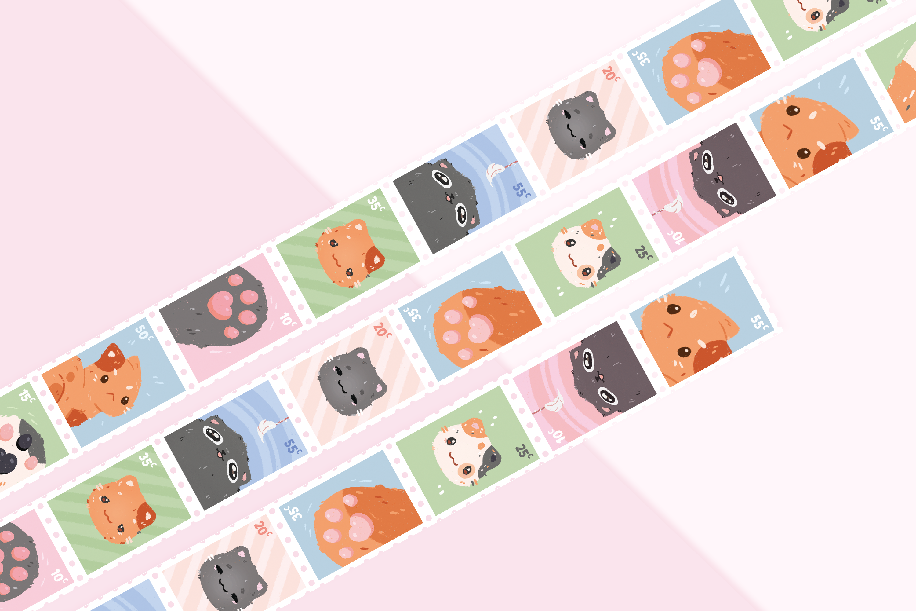 miamouz-angry-cat-washi-tape-10-m-katzen-stempel image 2