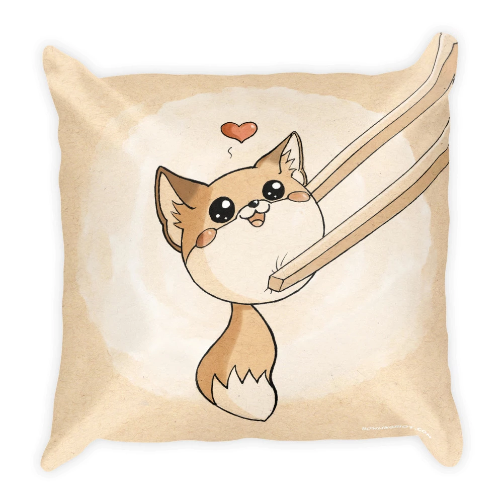 howling-riot-cute-sushi-fox-kissen-fuchs-motiv image 1