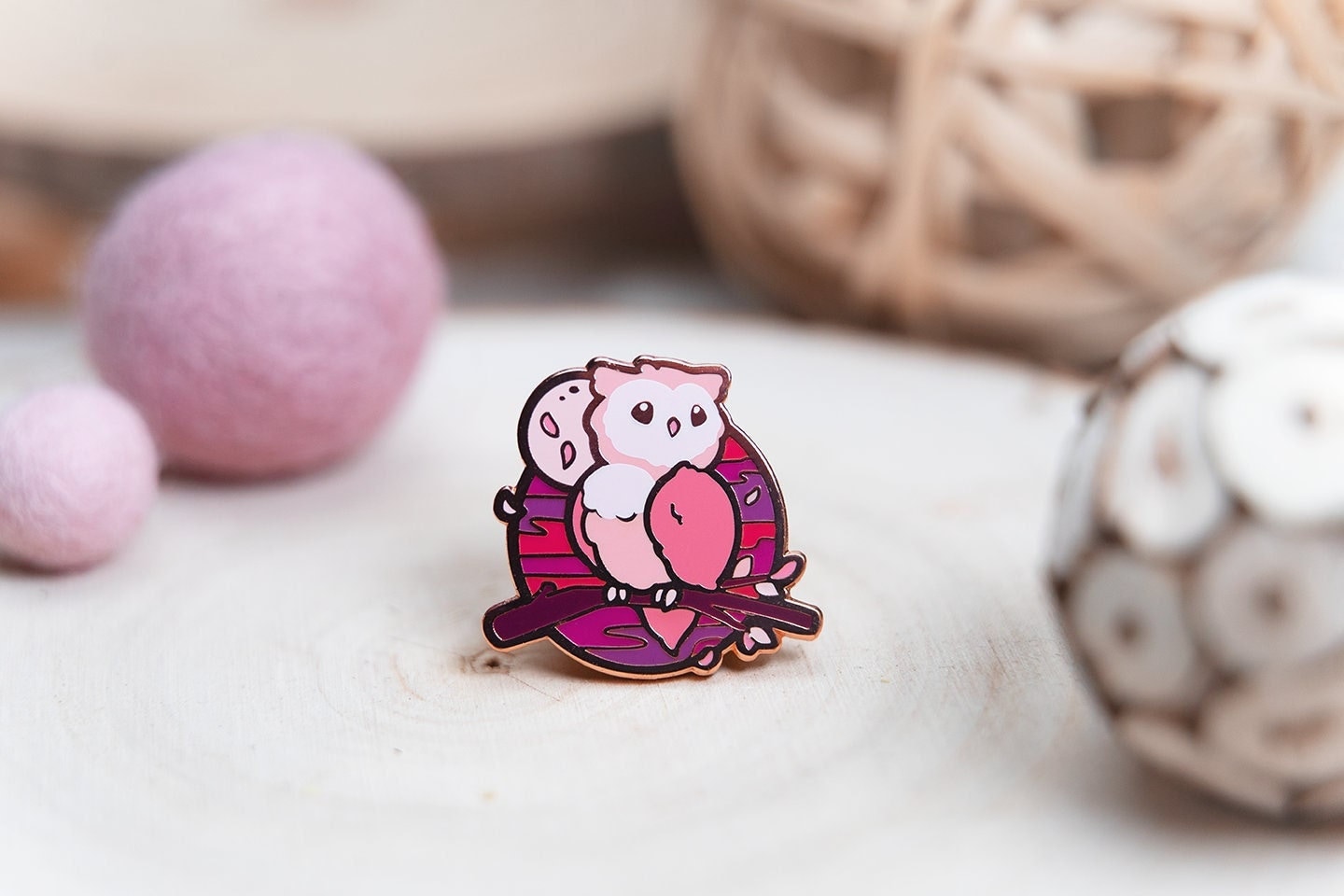 miamouz-magical-sunset-owl-emaille-pin-eulen-anstecker-normal image 3