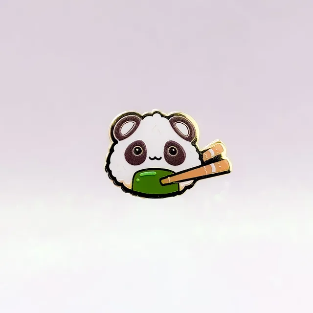 miamouz-panda-rice-onigiri-emaille-pin-mini-normal-quality image 1