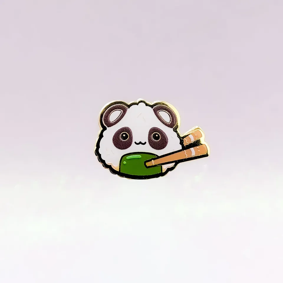 miamouz-panda-rice-onigiri-emaille-pin-mini-normal-quality image 1