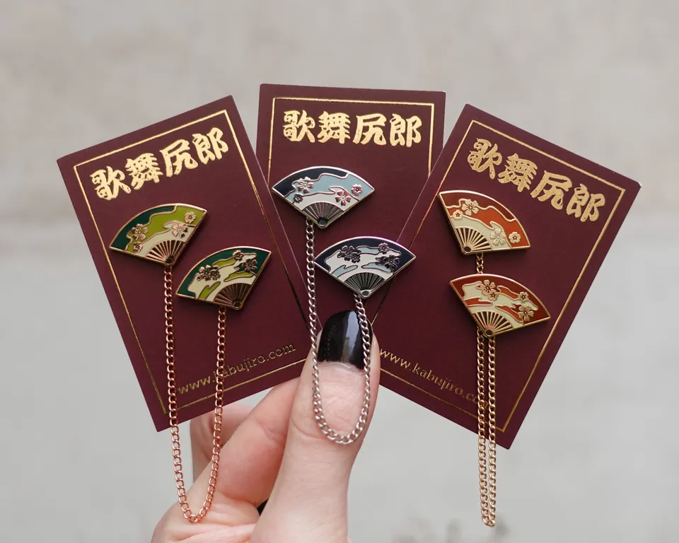 kabujiro-fans-japanese-dance-f-cher-kragen-pin-3er-set image 1