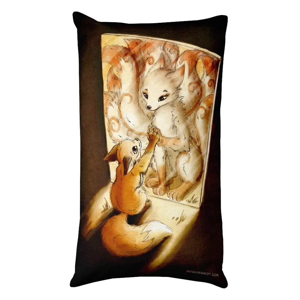 howling-riot-mirror-kissen-bunt-deko-kissen-mit-f-llung image 1