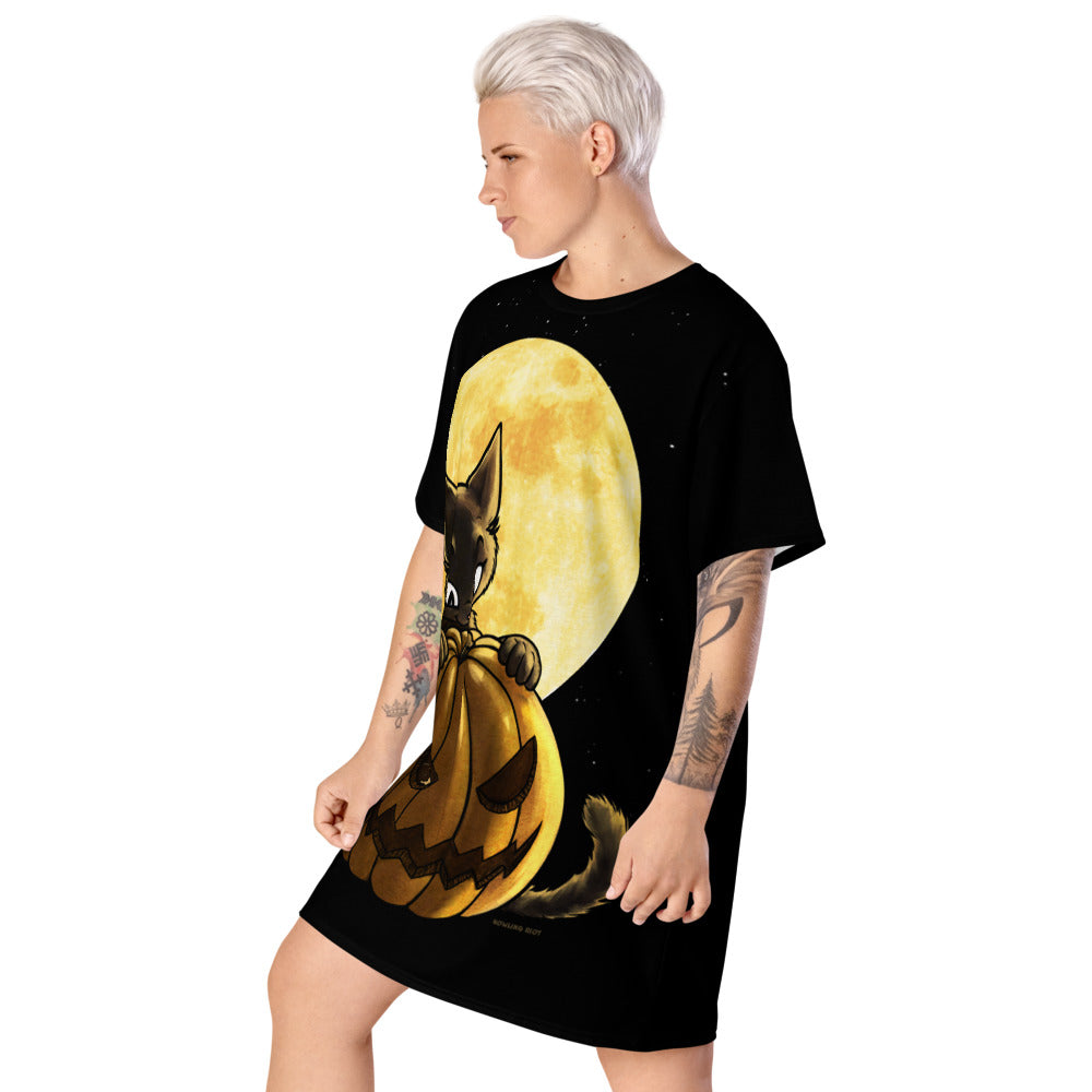 howling-riot-halloween-pumpin-cat-t-shirt-extra-lang image 6