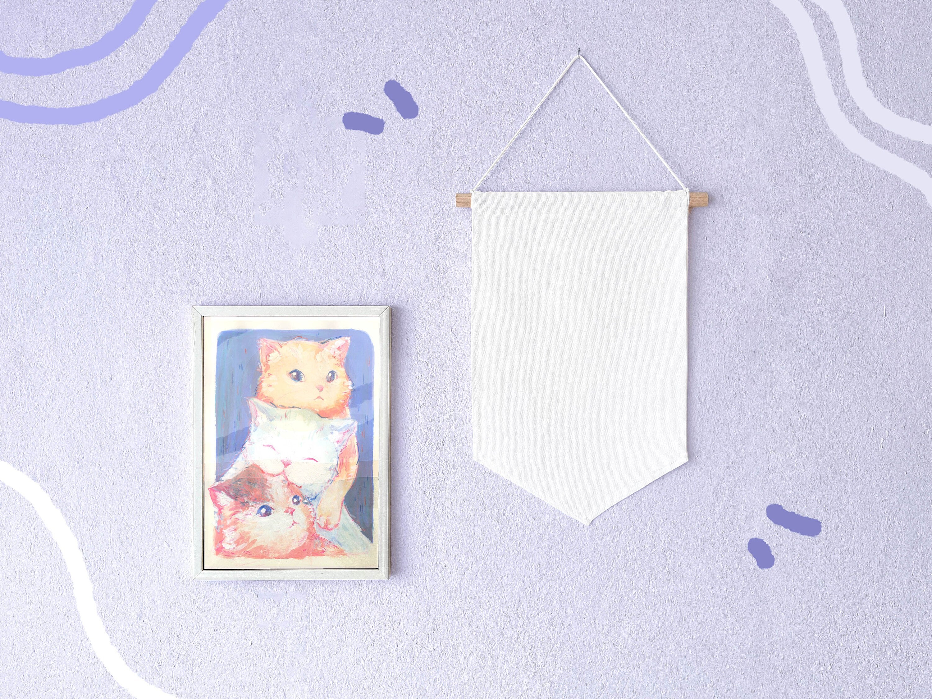 miamouz-pin-banner-s-12x10cm-wei-baumwolle-sammler image 1