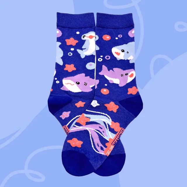 miamouz-shark-socken-pastell-baumwolle-eu-35-39 image 1