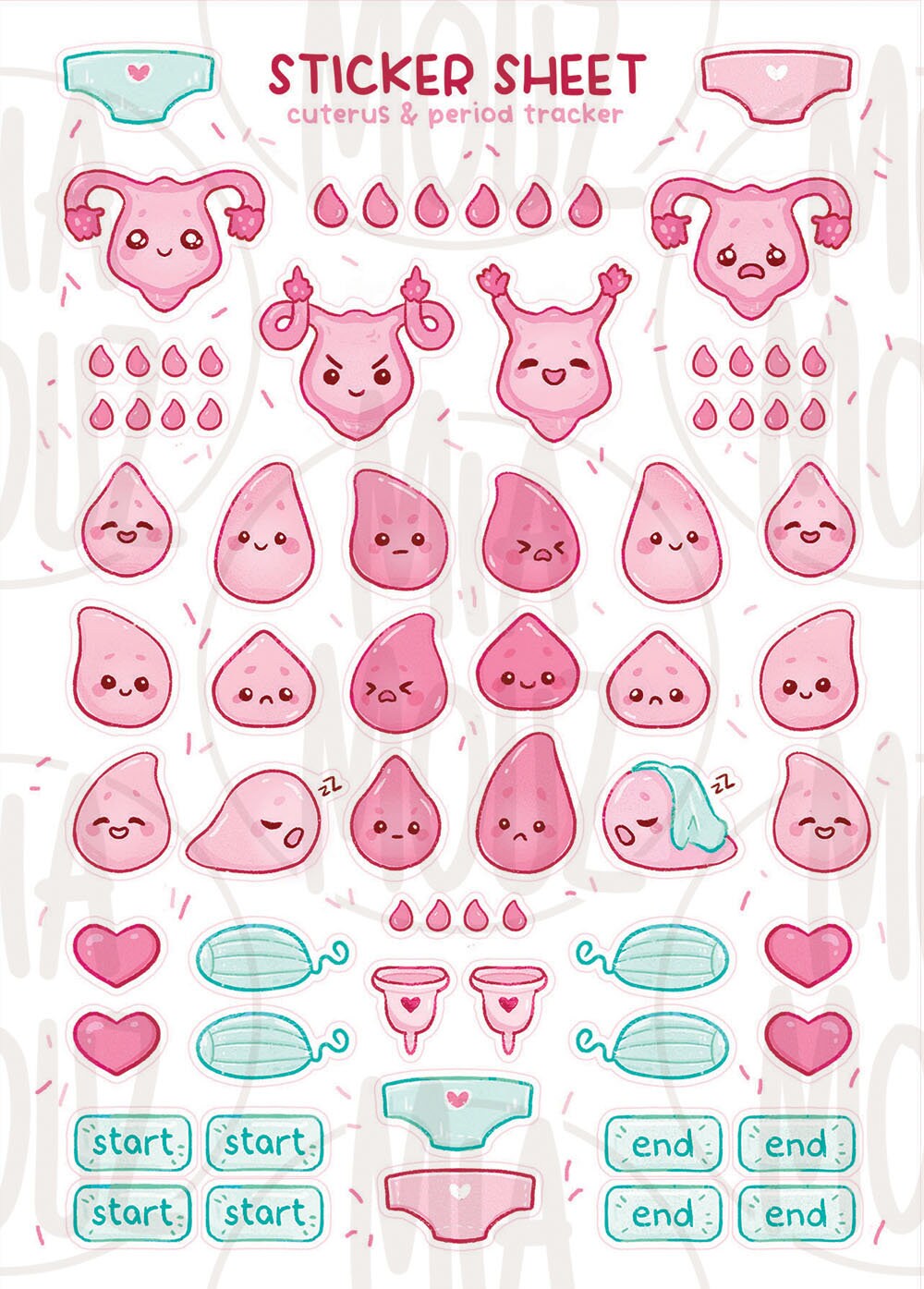 miamouz-cuterus-period-tracker-stickerbogen-a6-matt image 3