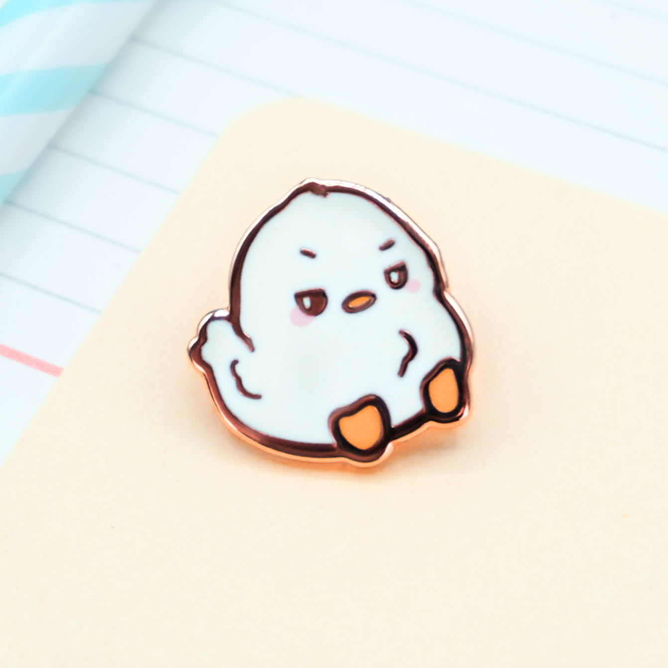 miamouz-enamel-pins-grumpy-duck-emaille-pin-19x17mm image 1