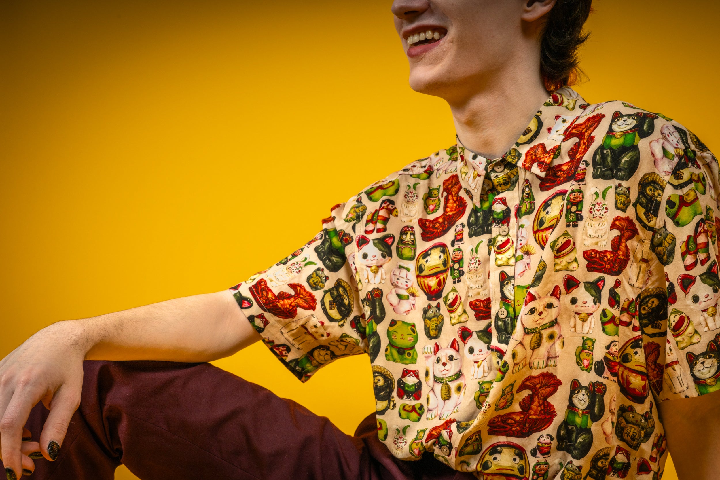 kabujiro-japanese-dolls-hemd-button-up-unisex image 2