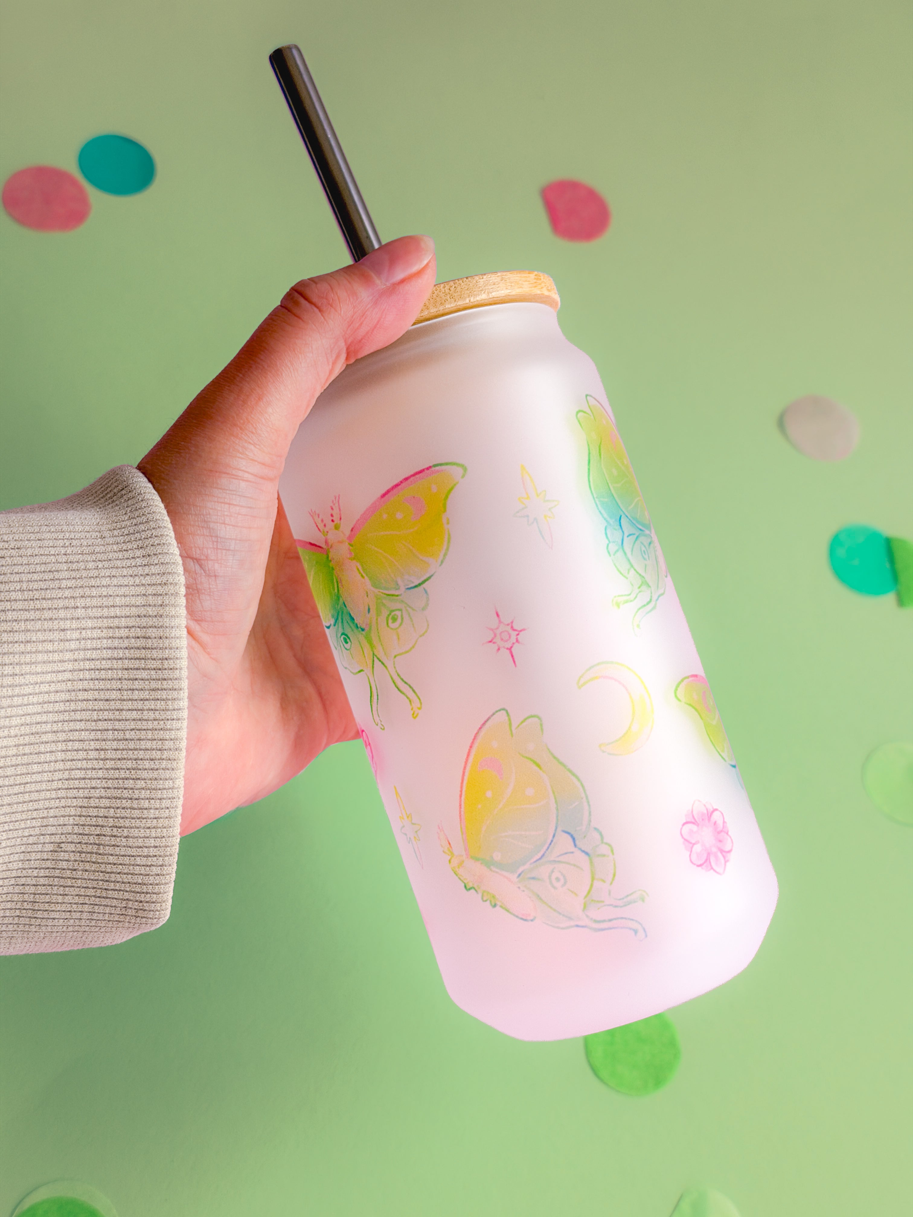 miamouz-luna-moth-glastumbler-520-ml-nachtfalter-matt image 1