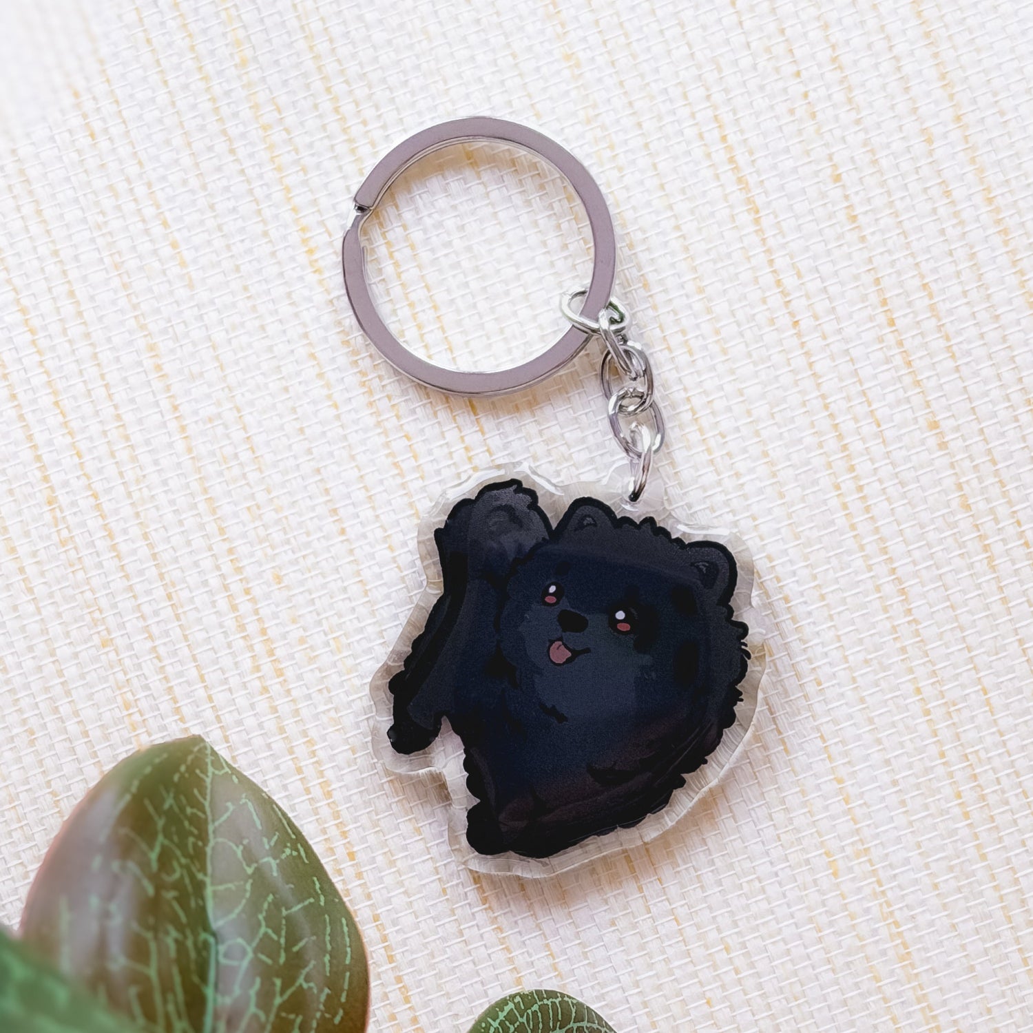 miamouz-black-spitz-emaille-pin-hund-schwarz image 1