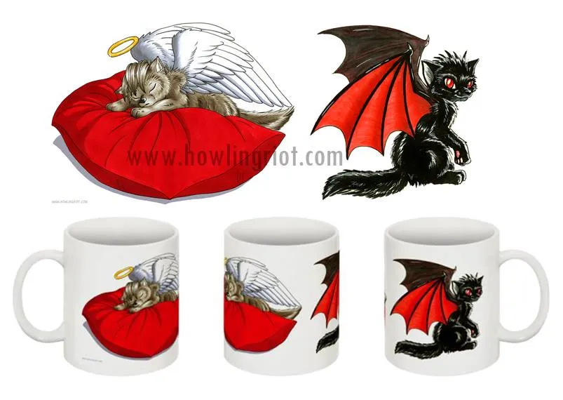 howling-riot-good-and-evil-wolf-cub-tasse-keramik image 1