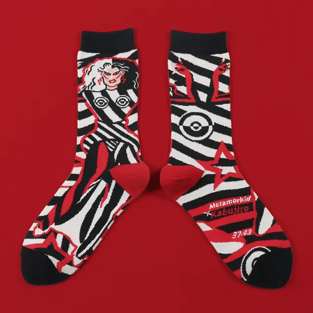 kabujiro-socks-metamorkid-drag-queen-socken-eu-37-43 image 1