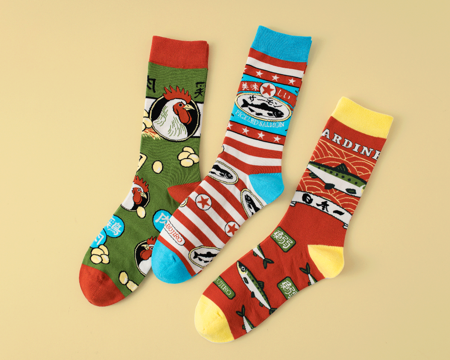 kabujiro-socks-retro-japan-socken-geschenkbox-baumwolle-37-43 image 2