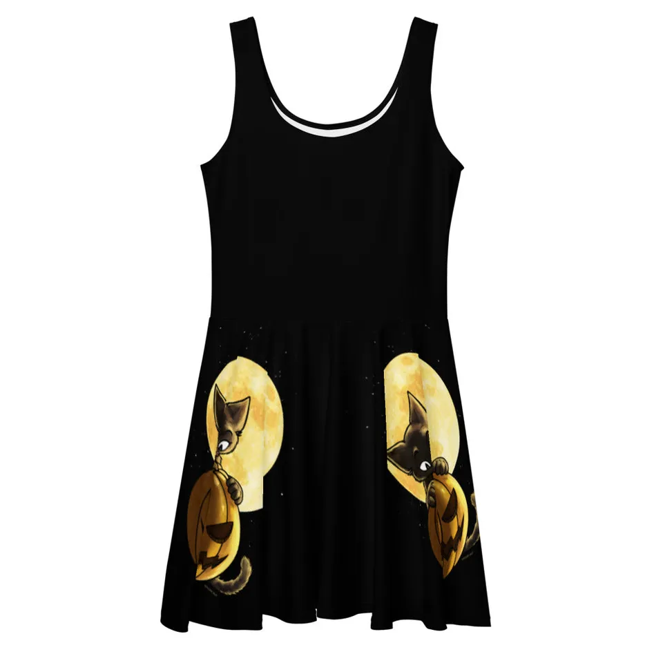 howling-riot-pumpkin-cat-skaterkleid-gr-m-halloween image 1