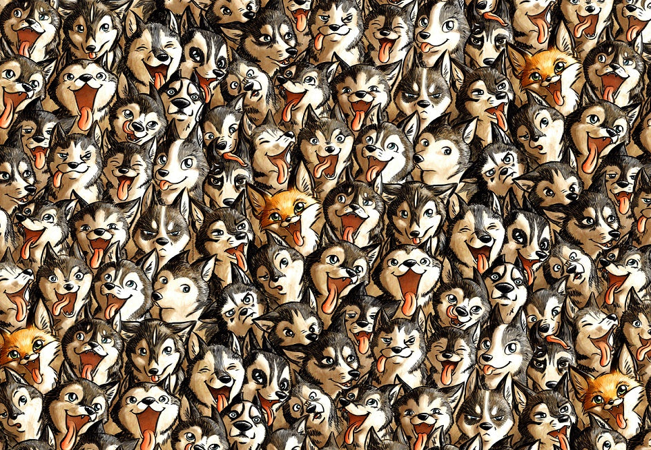 howling-riot-find-fox-amongst-huskies-facemask-gr-m-stoff image 2