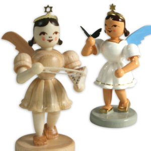 blank-neuheiten-2019-faltenrockengel-psalter-holzfigur-erzgebirge image 1
