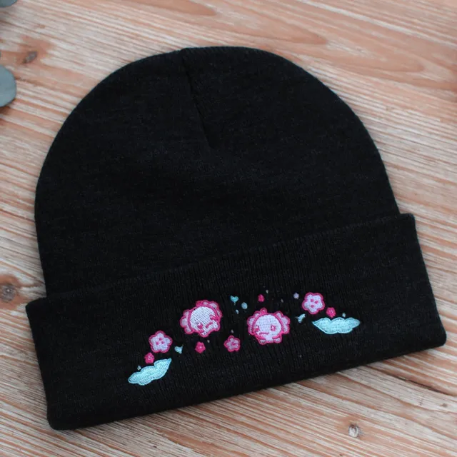miamouz-axolotl-beanie-m-tze-schwarz-bestickt image 1