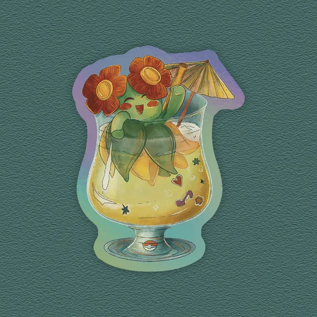 kabujiro-stickers-pok-snack-drink-sticker-holografisch image 1