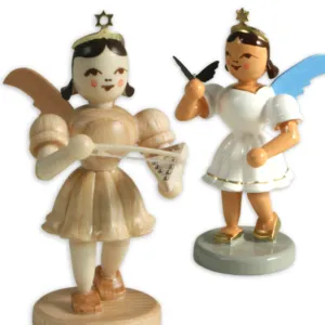 blank-neuheiten-2019-faltenrockengel-psalter-holzfigur-erzgebirge image 1
